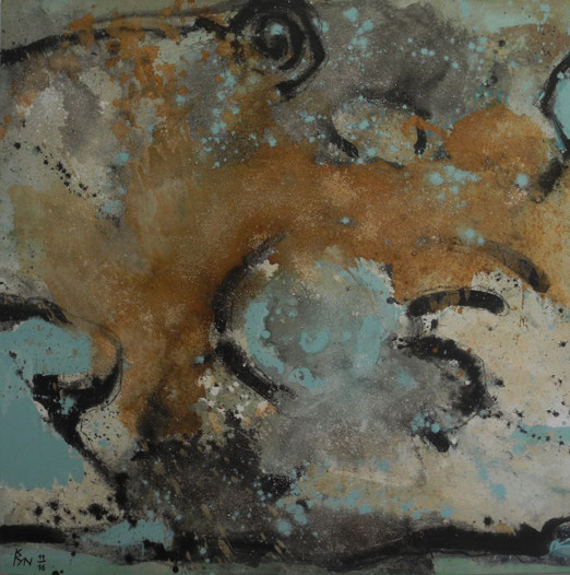 IKARUS III, 2016, 120 x 120 cm