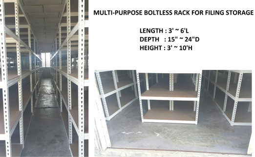 MF17  Boltless Rack (Medium Duty)