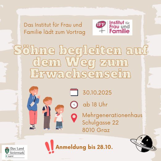 Vortrag für das Institut für Frau und Familie, 30.10.2025