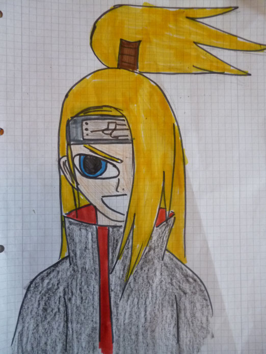 Deidara Chibi - Das nennt sich Langeweile im Unterricht