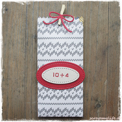 stampin up - weihnachten - DP gemütliche weihnachten - large numbers framelits