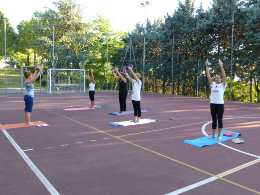 pilates al campetto di Casteldemilio