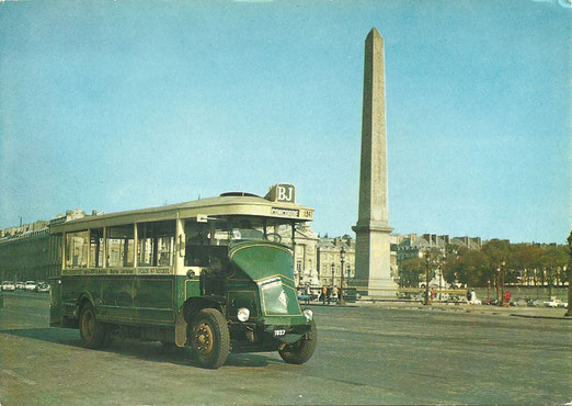 Autobus Parisien type PN 1927 : Musée des transports urbains Paris