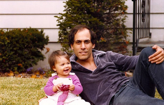 Richard with his daughter Mehera
