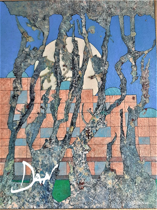 Lib 05/20 Peinture acrylique sur toile 64 x 80 cm