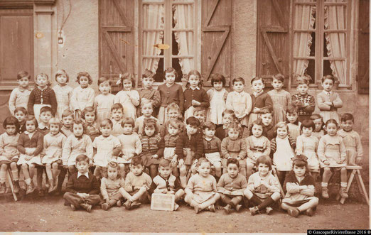 Ecole primaire élémentaire Plaisance du Gers Olleris 1951