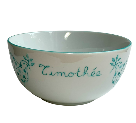 Bol Colombe liberty Vert turquoise
