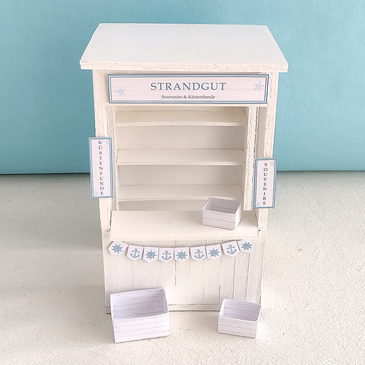 Miniatur-Küsten-Souvenirstand 1:12 basteln
