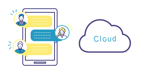 クラウドサービスやチャットツールの利用で、情報共有をスピーディーに
