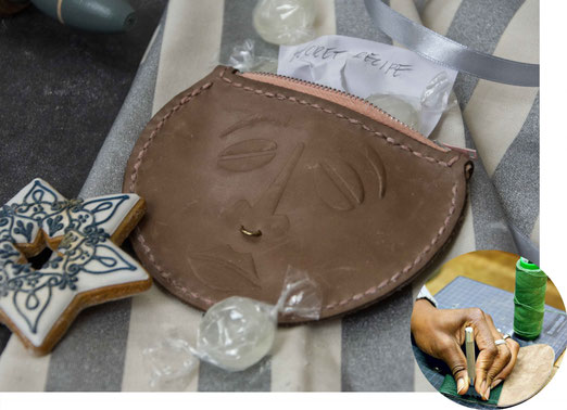 Leather Coin Purse By Studio Nelle, featured in the PASiNGA curated Christmas artisan gift guide
