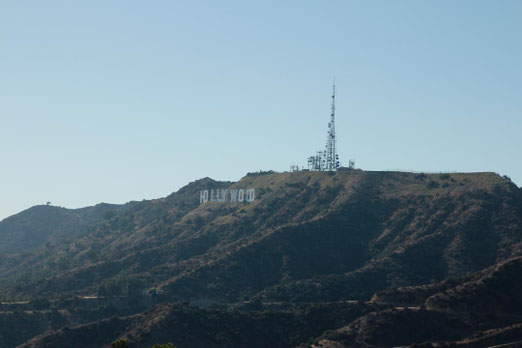 Hollywood Sign from Griffith Observatory hiking trails