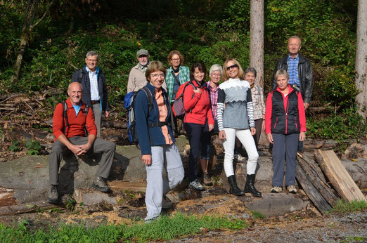 Start der Wanderung