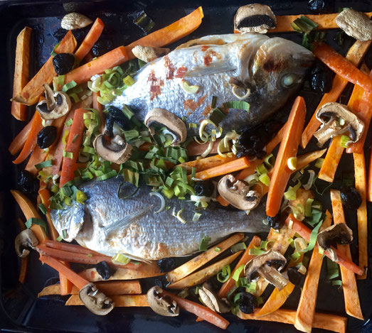 A moins que vous ne deviez aller le pêcher par vous-même, ce poisson est prêt en 30 minutes ;-)