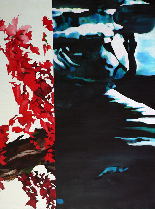 MINOTAURE  huile sur toile   130 x 97