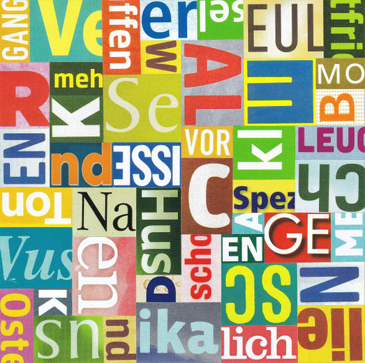 Papiercollage von Klaus Becker, Kassel