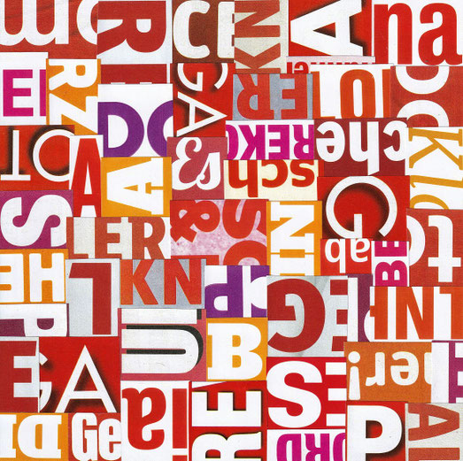 Papiercollage von Klaus Becker, Kassel
