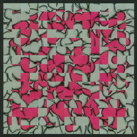 Papiercollage von Klaus Becker, Kassel