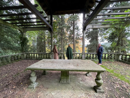 The Pergola built up the hill for Queen Victoria to enjoy afternoon tea.