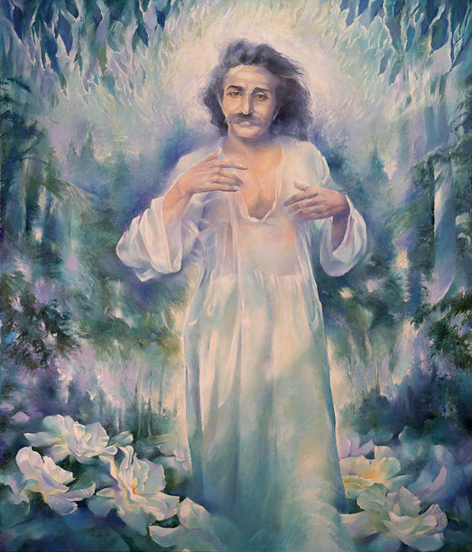 MeherBaba in the Forest. Sufism Reoriented holds the copyrights.