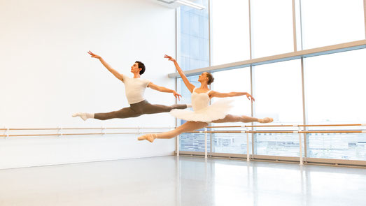 Students of Houston Ballet Academy. Photo by Lawrence Elizabeth Knox (2021), Courtesy of Houston Ballet.