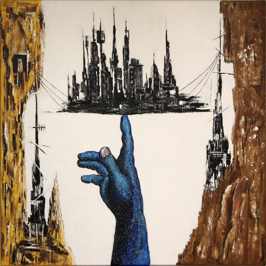 Kunstwerk 2011 Antonino Di Bella Malerei Disentis