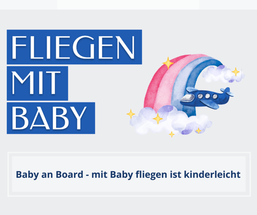 Fliegen mit Baby