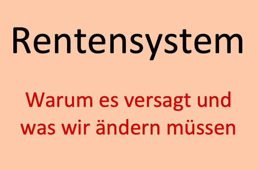 rentensystem, investor schule, rente