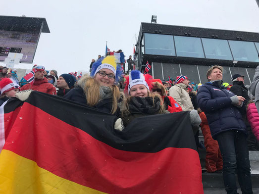 Maria Korten und Tabea Gerd-Witte beim Holmenkollen Ski-Festival in Oslo