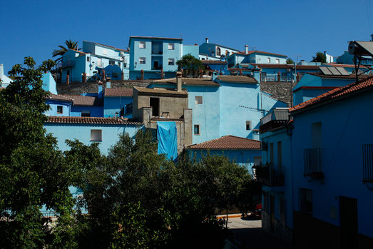 Júzcar, Andalusia, Spain, blue village