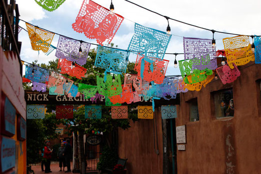 Downtown Albuquerque, colorful art, New Mexico