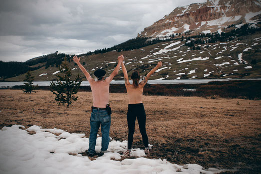 Schnee Beartooth Mountains, Rocky Mountains USA