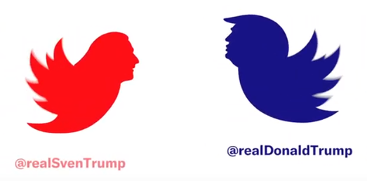 Ein ungleiches Duell: Sven gegen Donald Trump. Videoausschnitt myclimate
