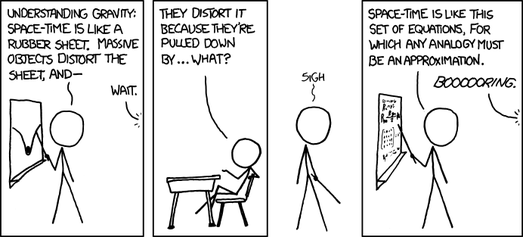 xkcd - teaching physics cartoon