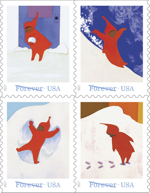 The Wonder of Snow on a Forever Stamp