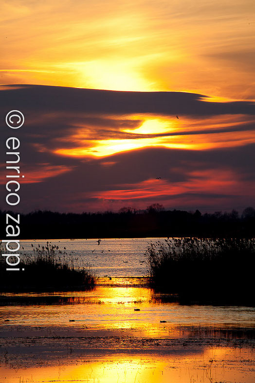 Tramonto a Valle Mandriole