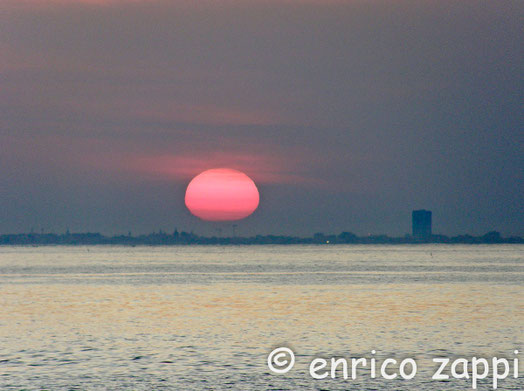 Tramonto visto da Vallugola