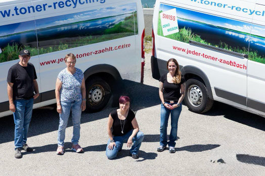 Team der Firma Toner-Recycling