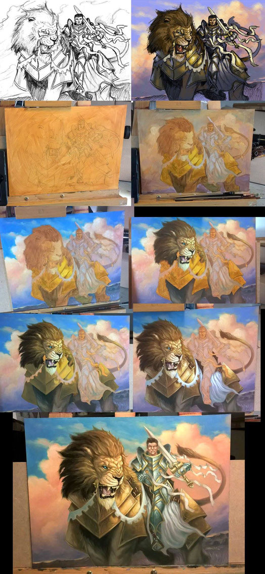 oil painting, ©alexandre Honoré art