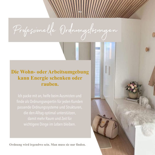 Ordnung schaffen mit Unterstützung. Struktur, Ausmisten und Organisation für ein Zuhause, das gut tut.