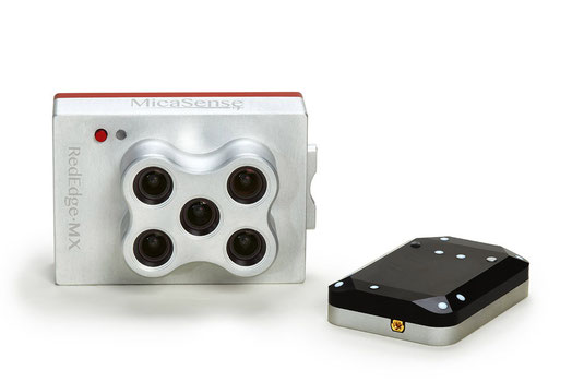La cámara multiespectral RedEdge M puede adaptarse a drones profesionales..