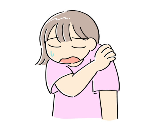 肩こりに悩む女性