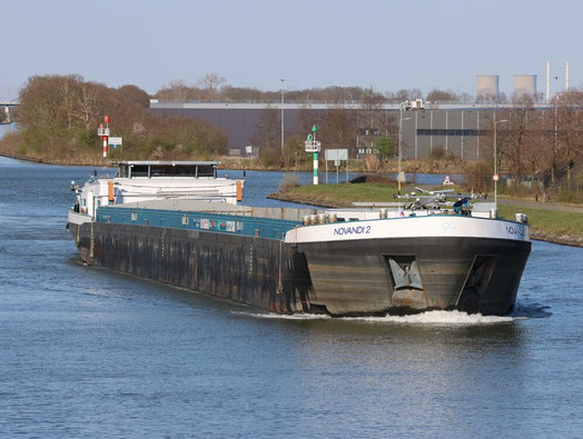Motorvrachtschip Novandi 2 (ENI 06003772), voormalig MSC Poolster, varend onder Belgische vlag