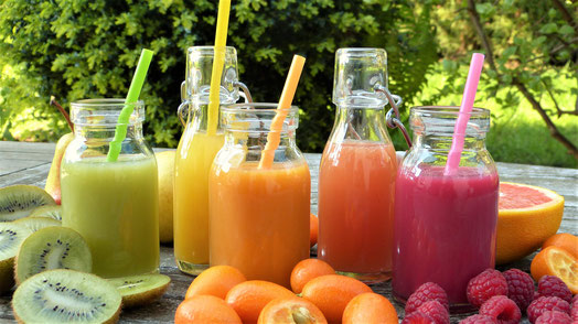 Gesunde Ernährung, Saftkur mit Obst und Gemüse Trockene Augen/Sicca Syndrom