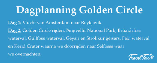 Dagplanning Golden Circle