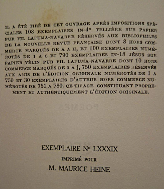 Jean Pellerin, Le Bouquet inutile, livre rare, édition originale