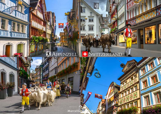 Postkarten Appenzell, Kartenverlag Schweiz