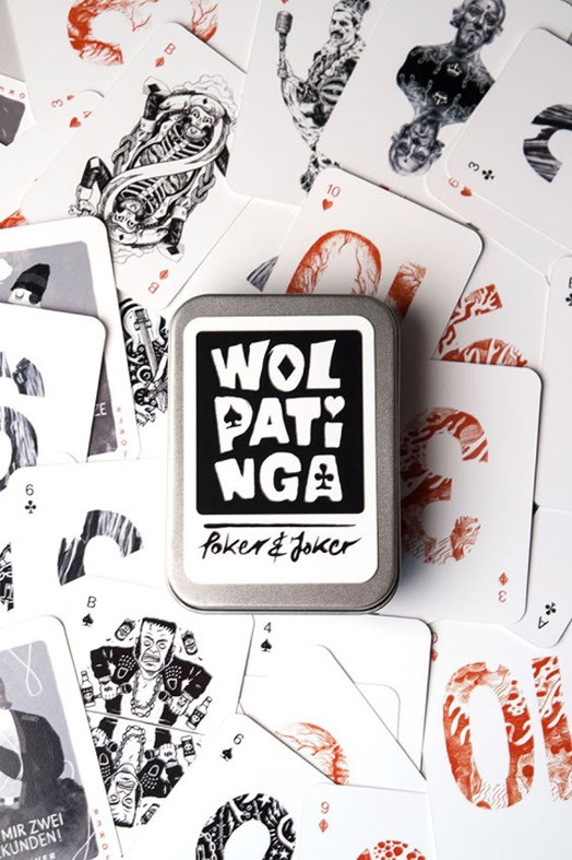 Wolpatinga Poker & Joker Kartenspiel Produktfoto.