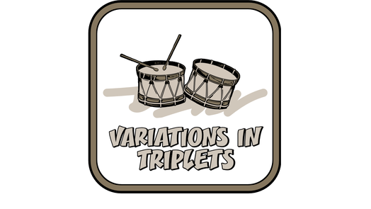 Variations in Triplets, Snare Drum Duett Step 19