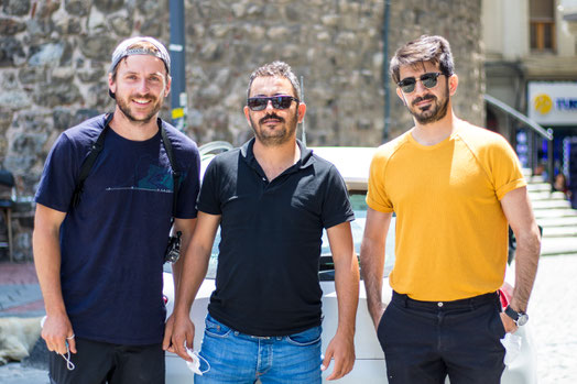 Bastian, Halil and Seyfi took us from Edirne to Istanbul