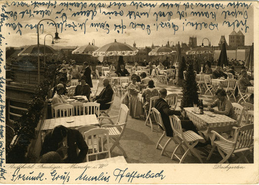 Dachterrasse - Sammlung Stoffers (Münsterländische Bank - Stadtarchiv)